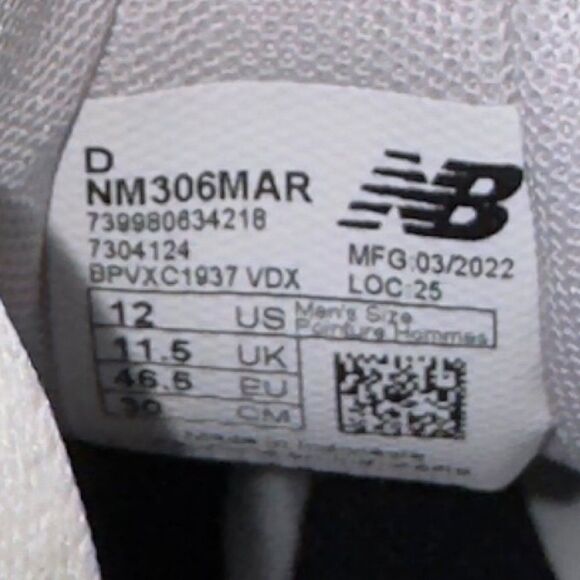 New Balance Numeric 306 x Jamie Foy "Summer Fog" NM306MAR Men's 12 - Picture 10 of 11